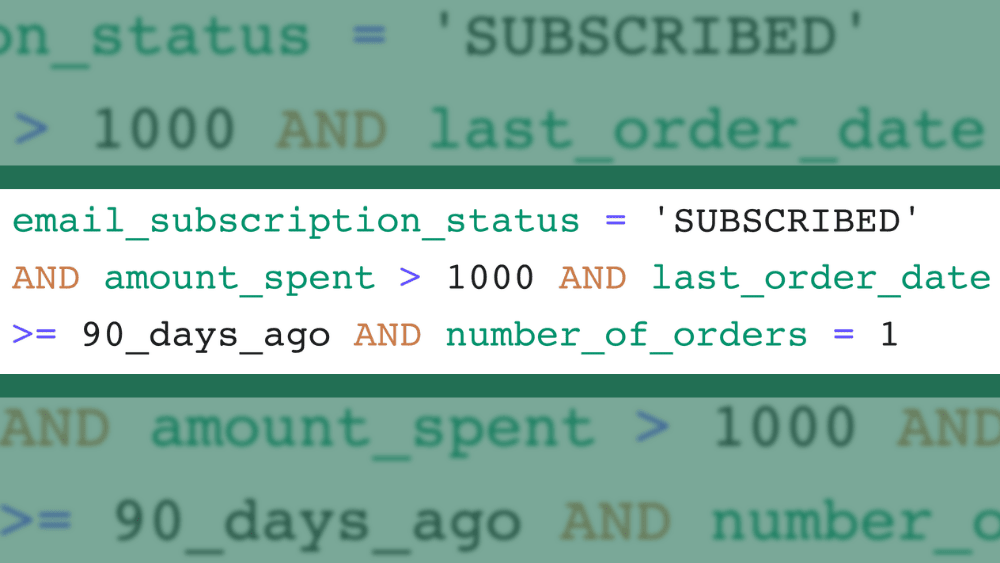 Tip of the month: Shopify segments