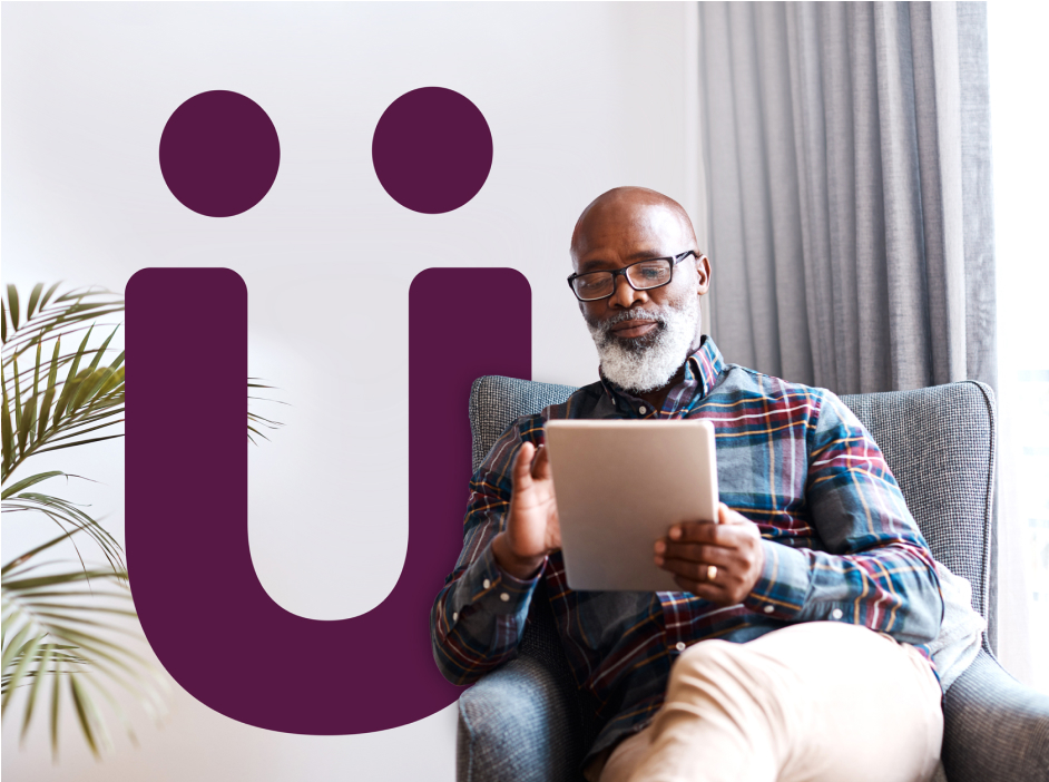 Man using the Yumi app