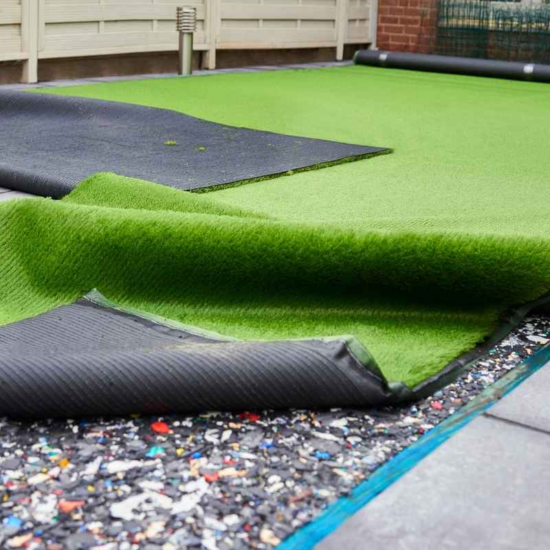 Santa Clara artificial grass installation