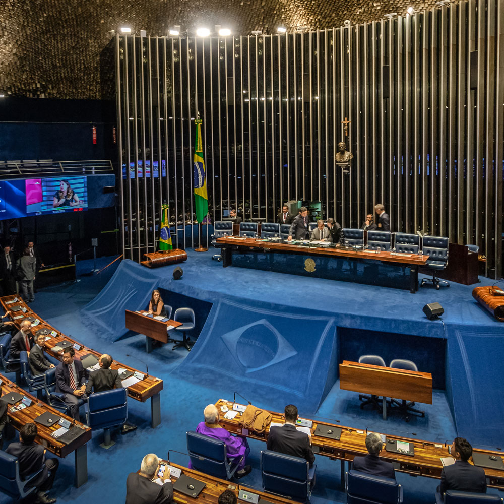 Inside the National Congress of Brazil