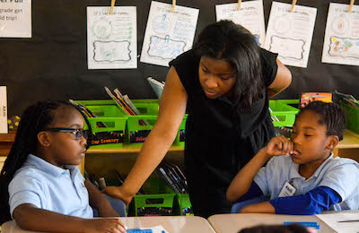 Relay Teacher with Students