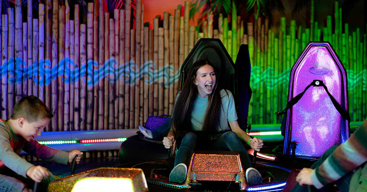 Bumper Cars Gatlin's Fun Center Gatlinburg & Pigeon TN