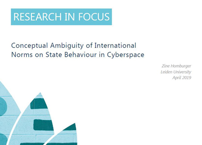 New paper | Conceptual Ambiguity of International Norms on State Behaviour in Cyberspace