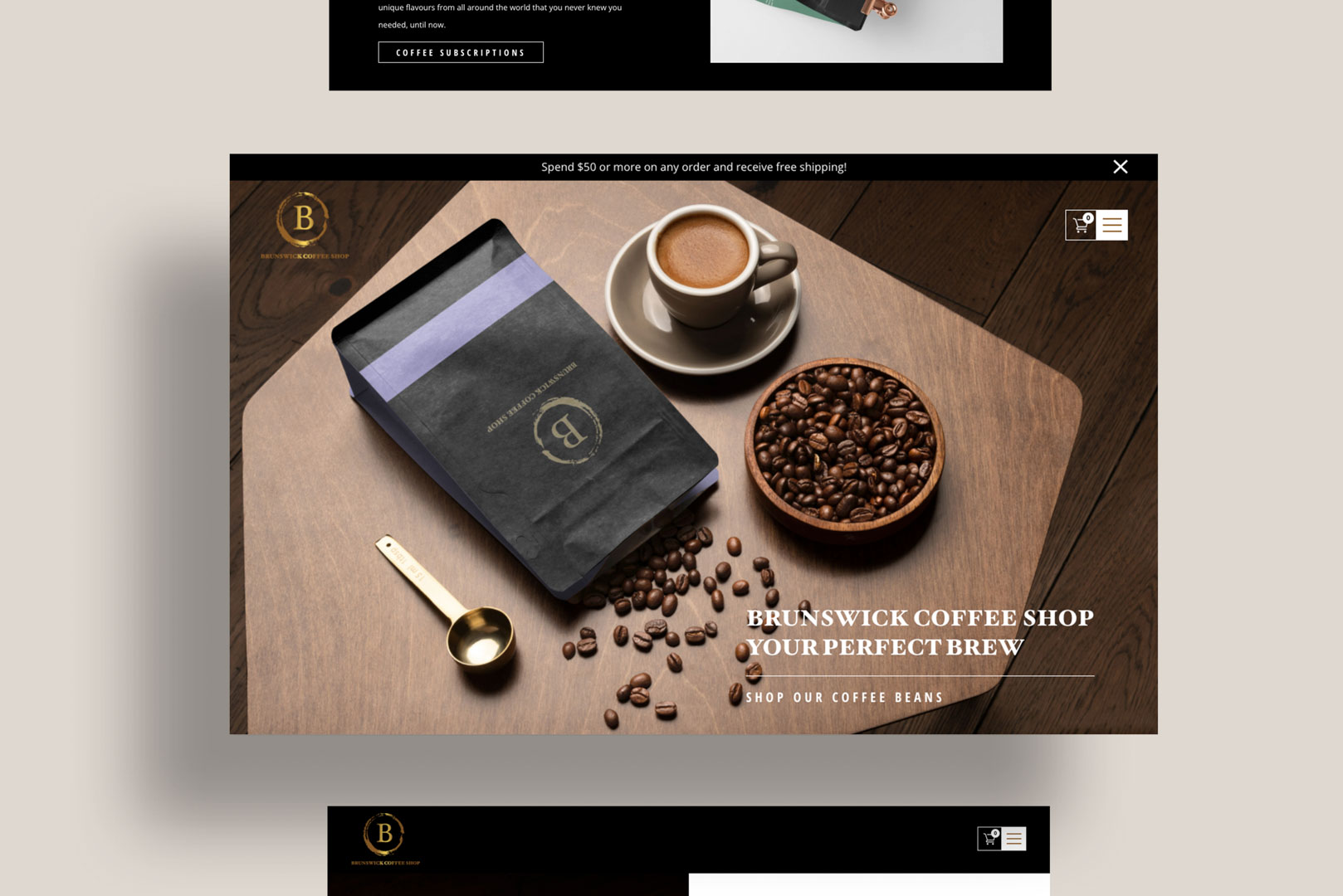 An Online Boutique Coffee Roastery
