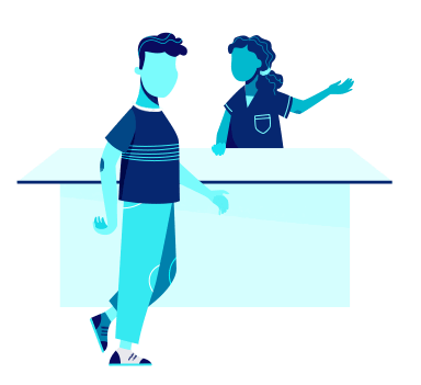 Nurse at desk image