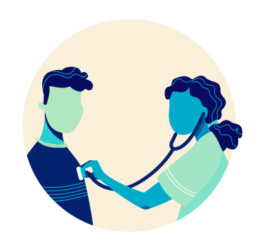 Nurse with patient image