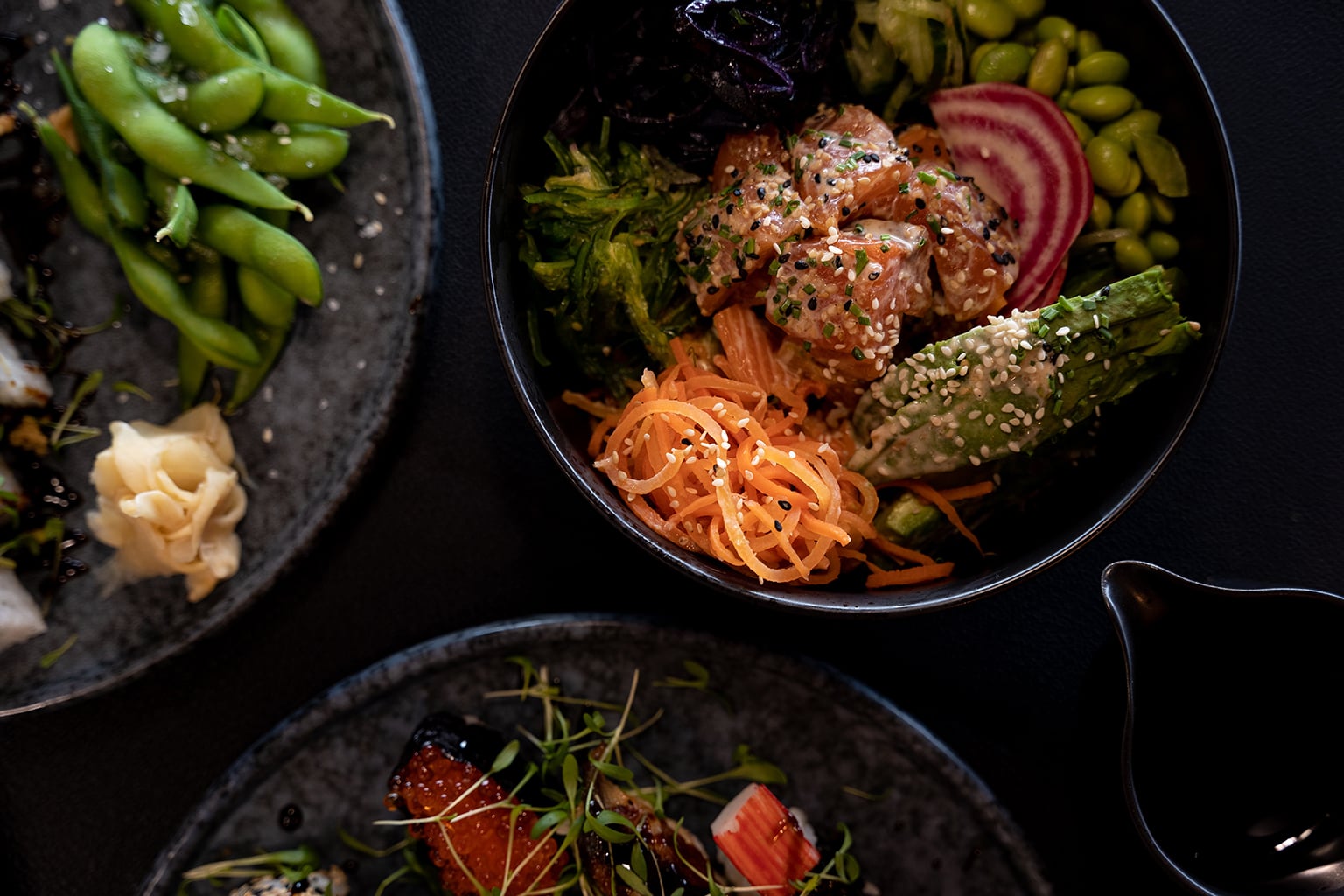 sashimi sushi dishes