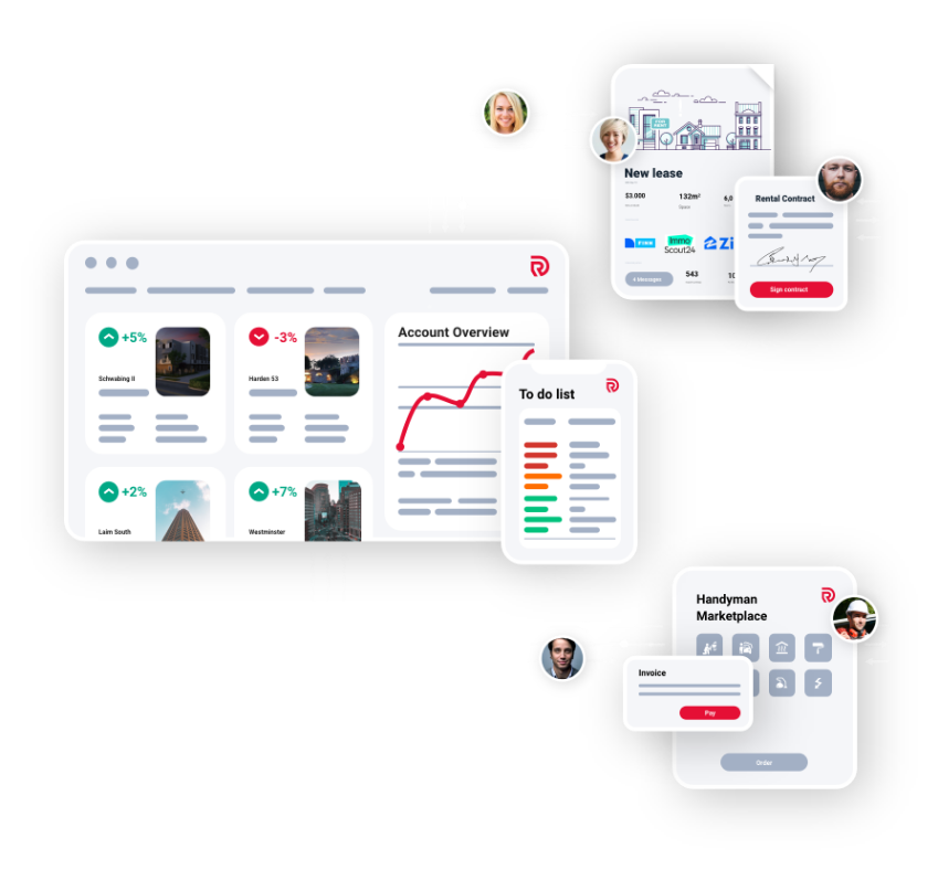 property management screen