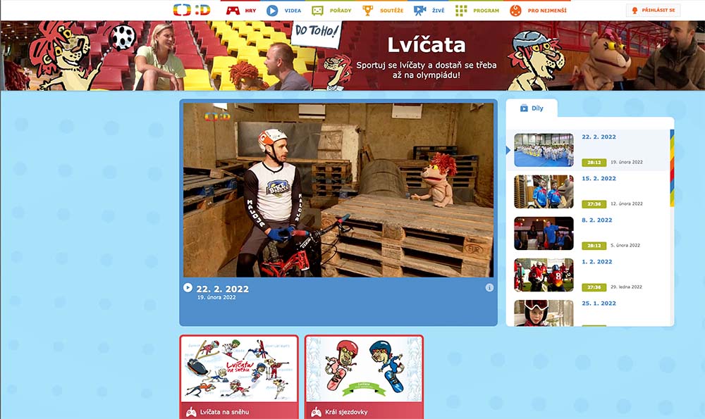 Trénujeme Lvíčata