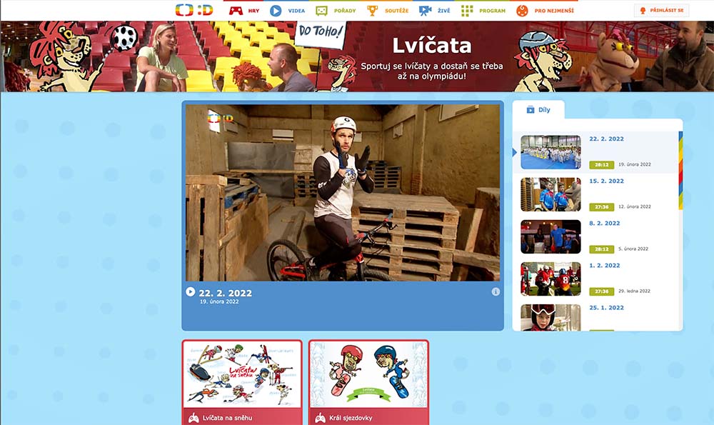 Trénujeme Lvíčata