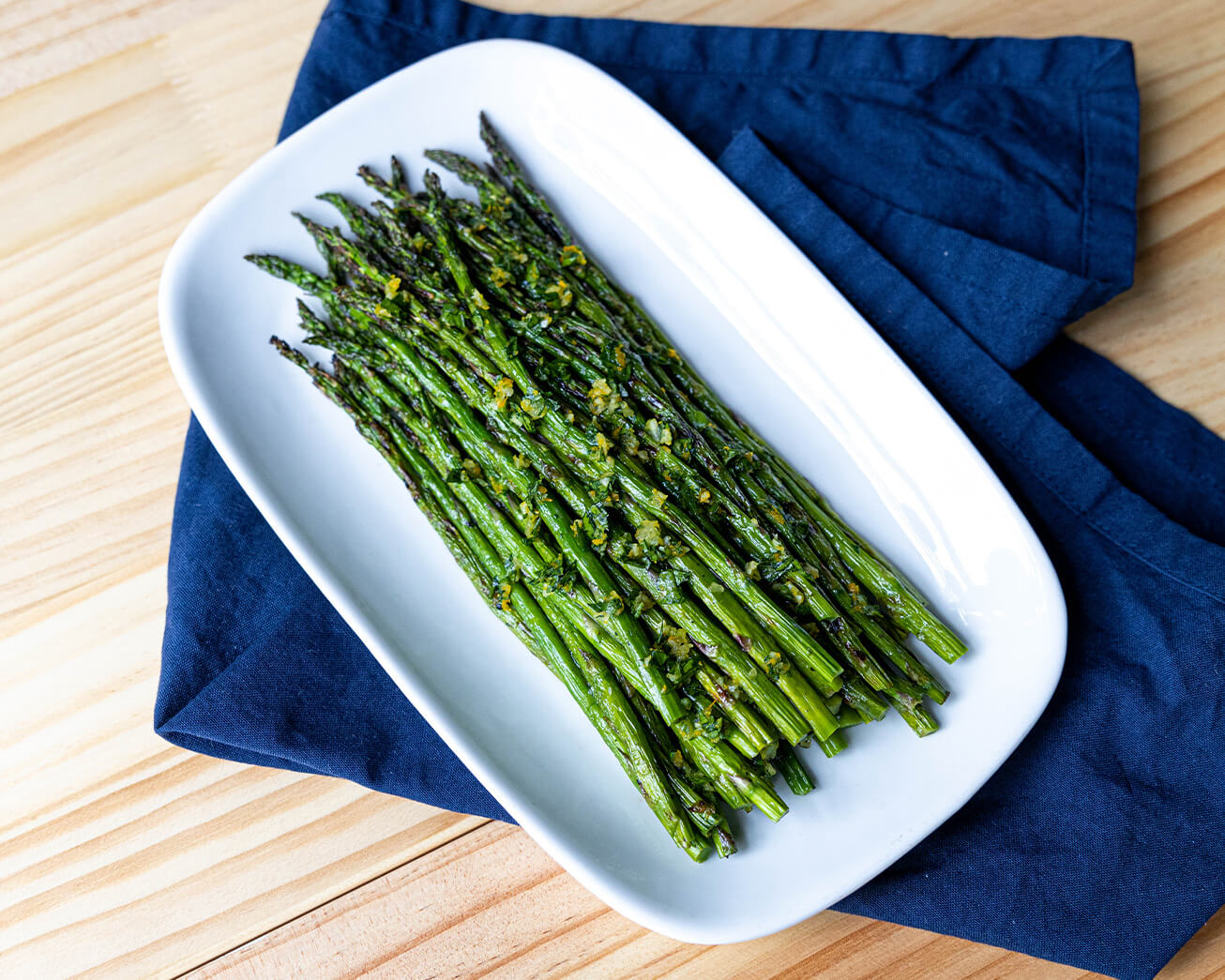 Grilled Asparagus with Gremolata