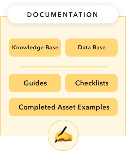 Documentation is vital for creating repeatability and training new recruits