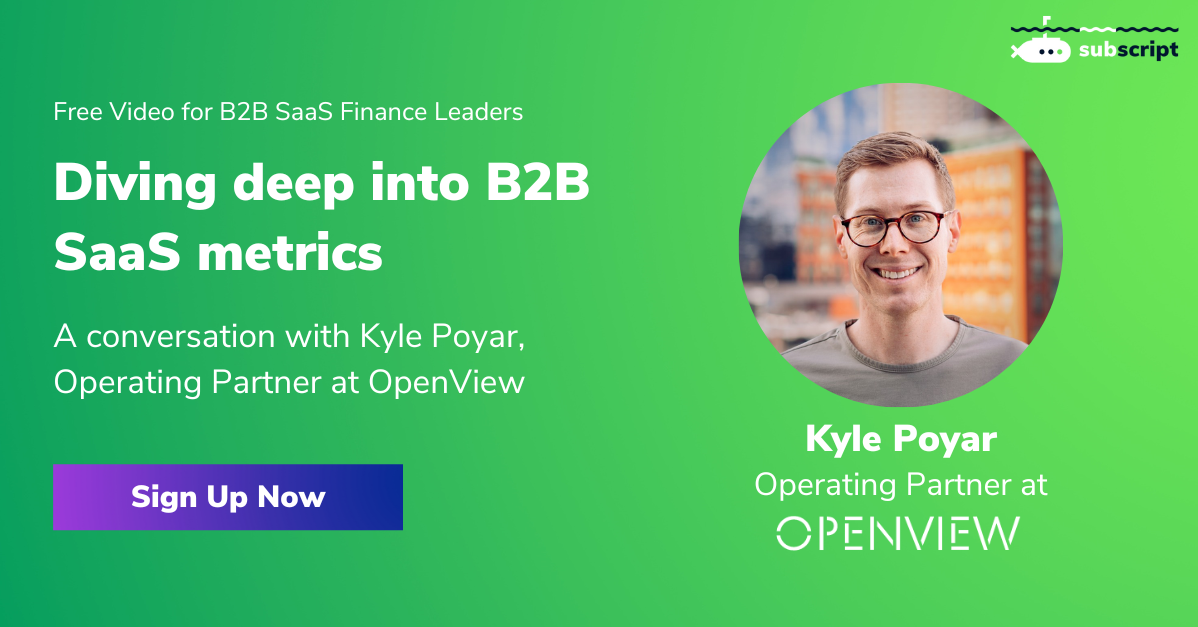 Diving Deep into B2B SaaS metrics with Kyle Poyar