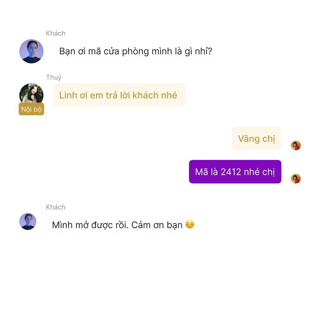 tính năng nhắn tin nội bộ Cohost AI