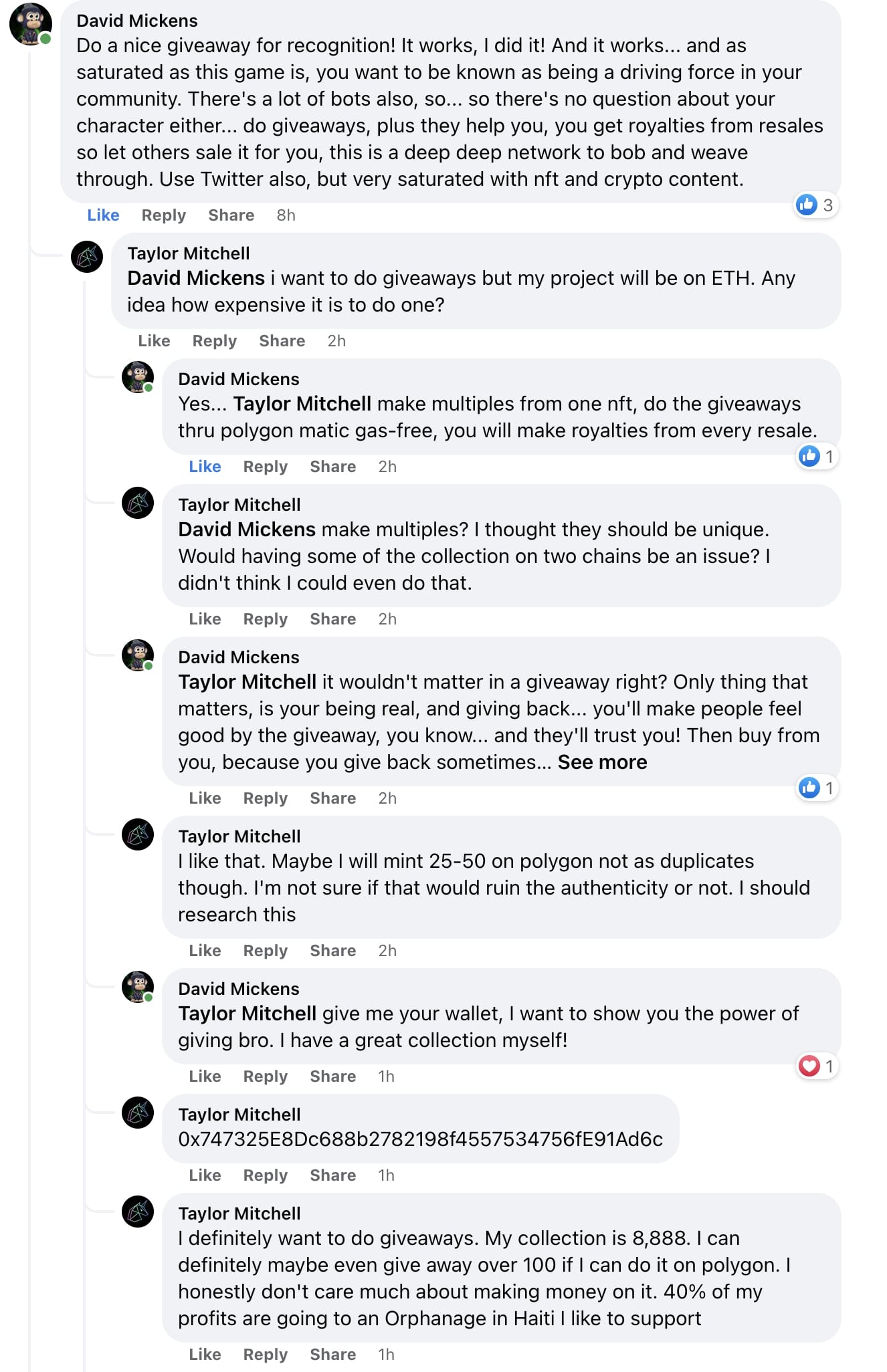 NFT Giveaway For Recognition That Works