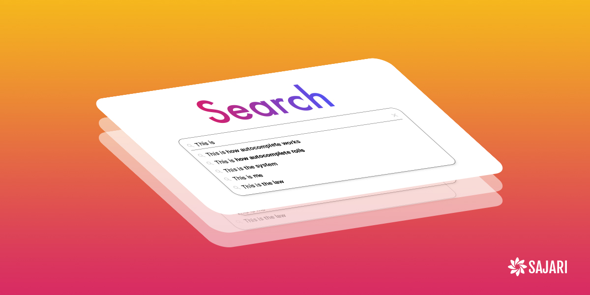 Build Typeahead Search Into Your Search Box via the Sajari API