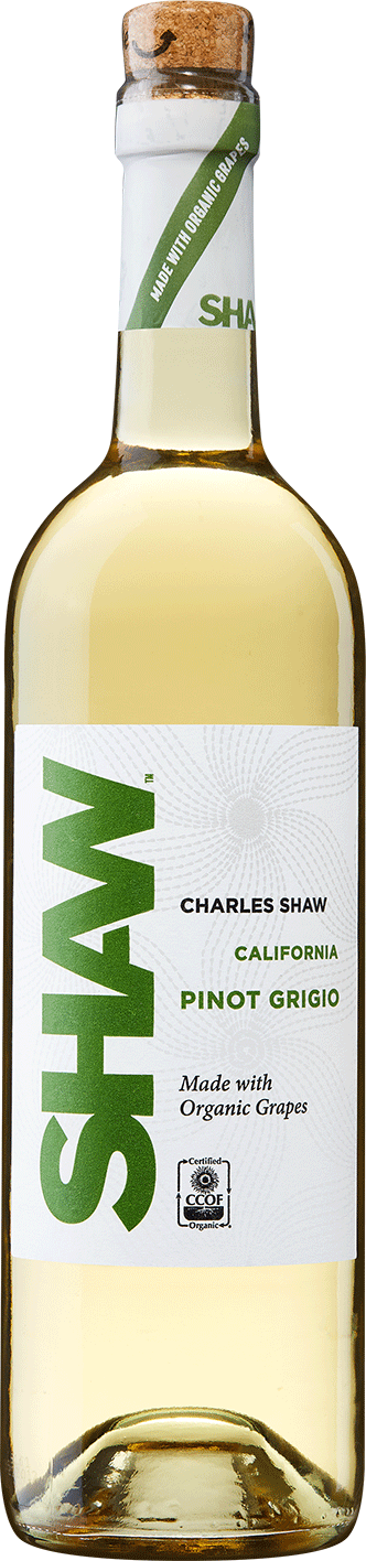 Shaw Organic Pinot Grigio Wine Bottle
