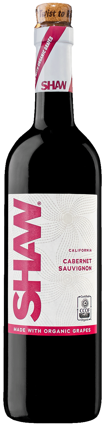 Shaw Organic Cabernet Sauvignon Wine Bottle
