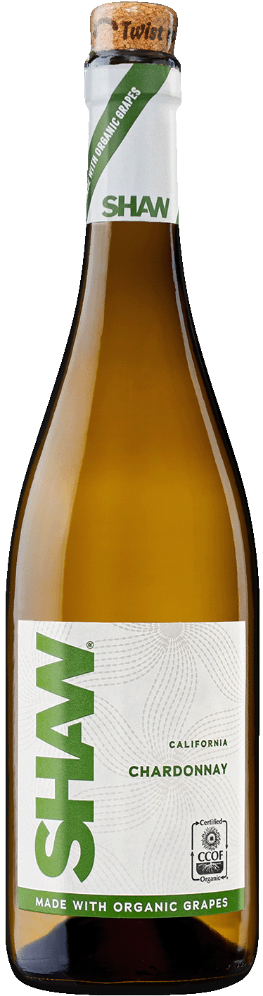 Shaw Organic Chardonnay Wine Bottle