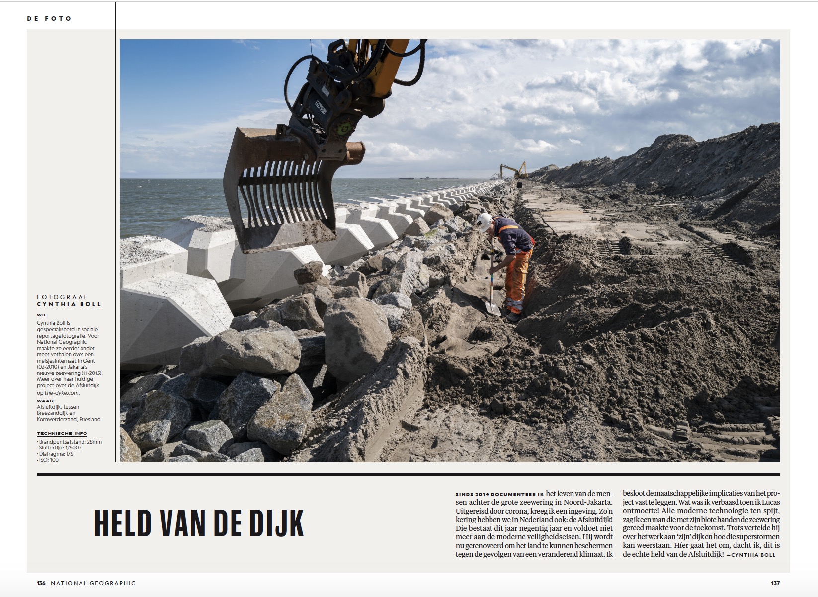 Publicatie in National Geographic Magazine NL/BE