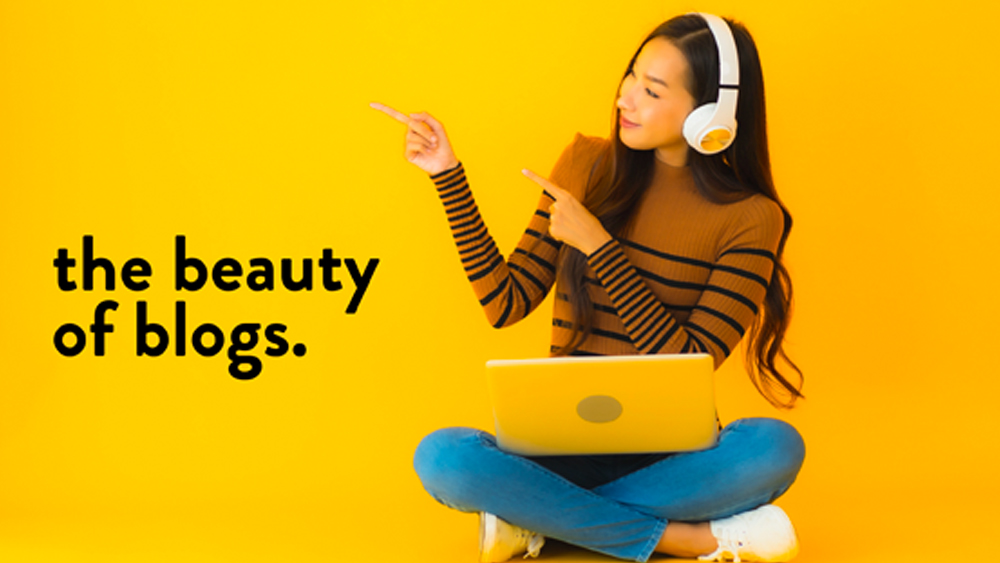 The beauty of blogging for your business.