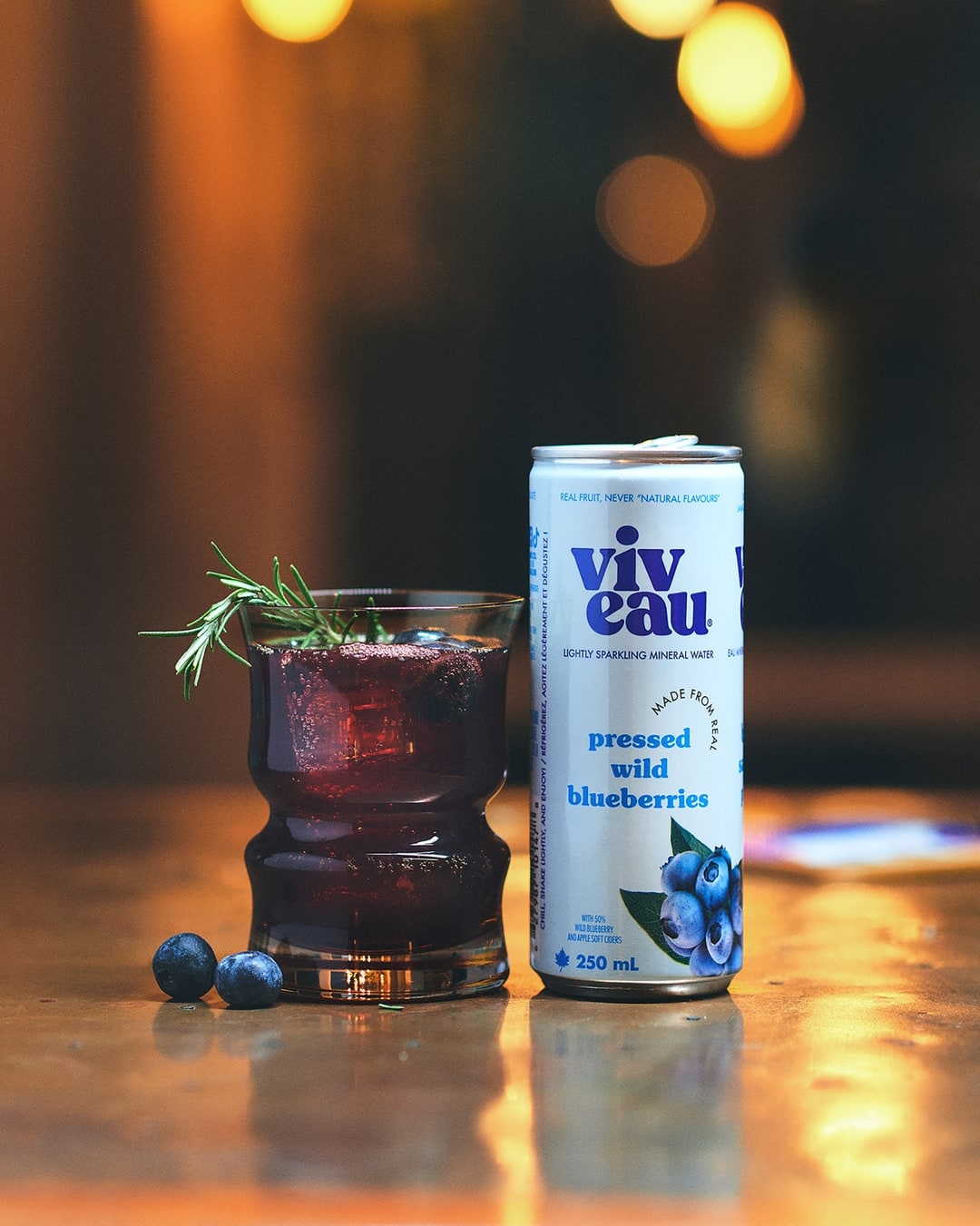 Viveau Pressed Fruit & Lightly Sparkling Mineral Water