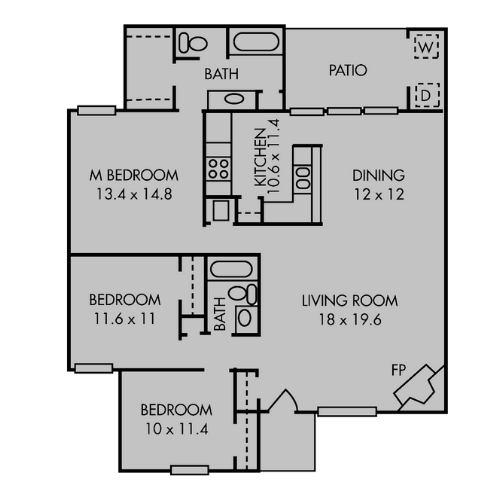 Floor Plans Country View Apartments Boerne, Texas
