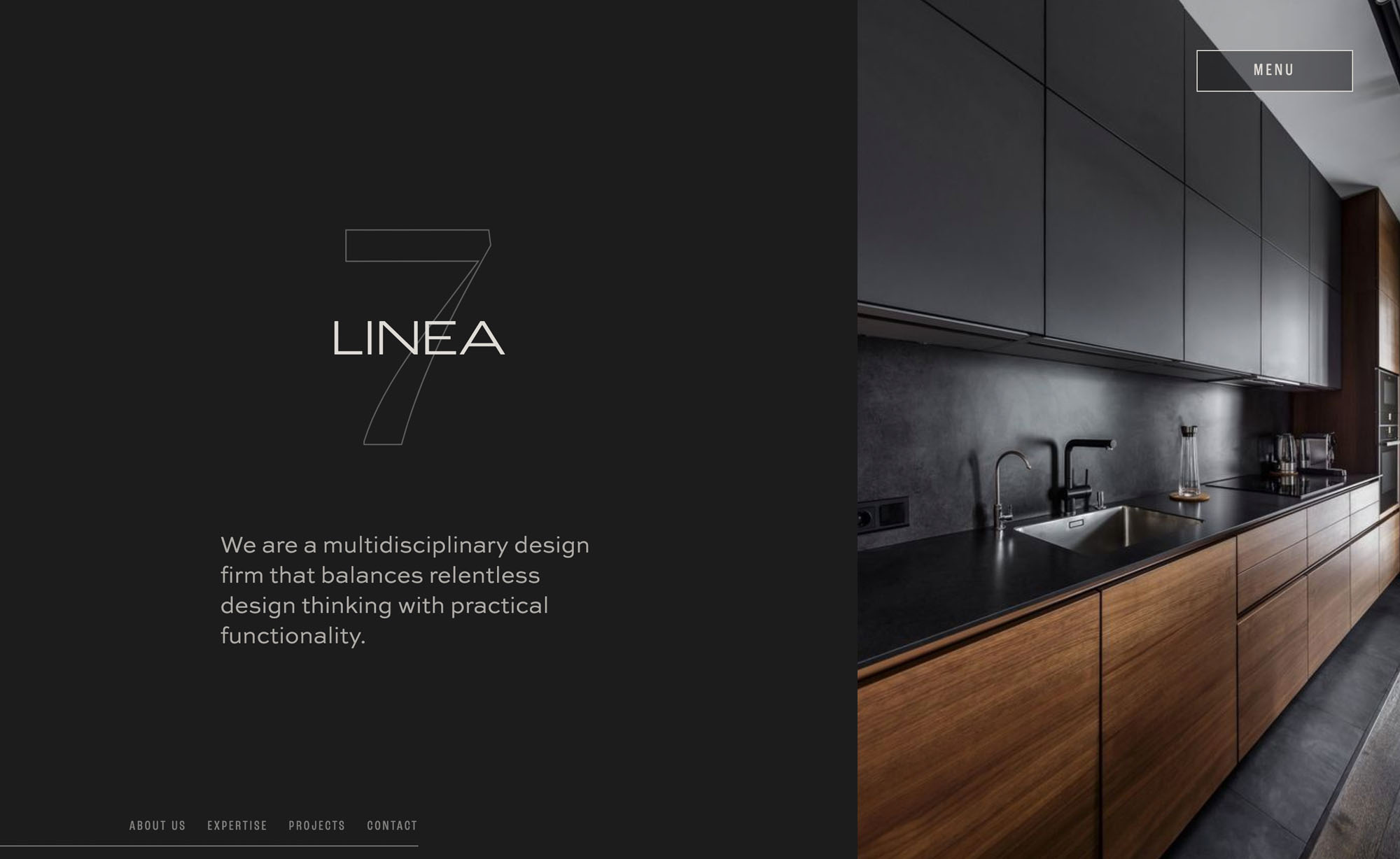 Website Screenshot - home page