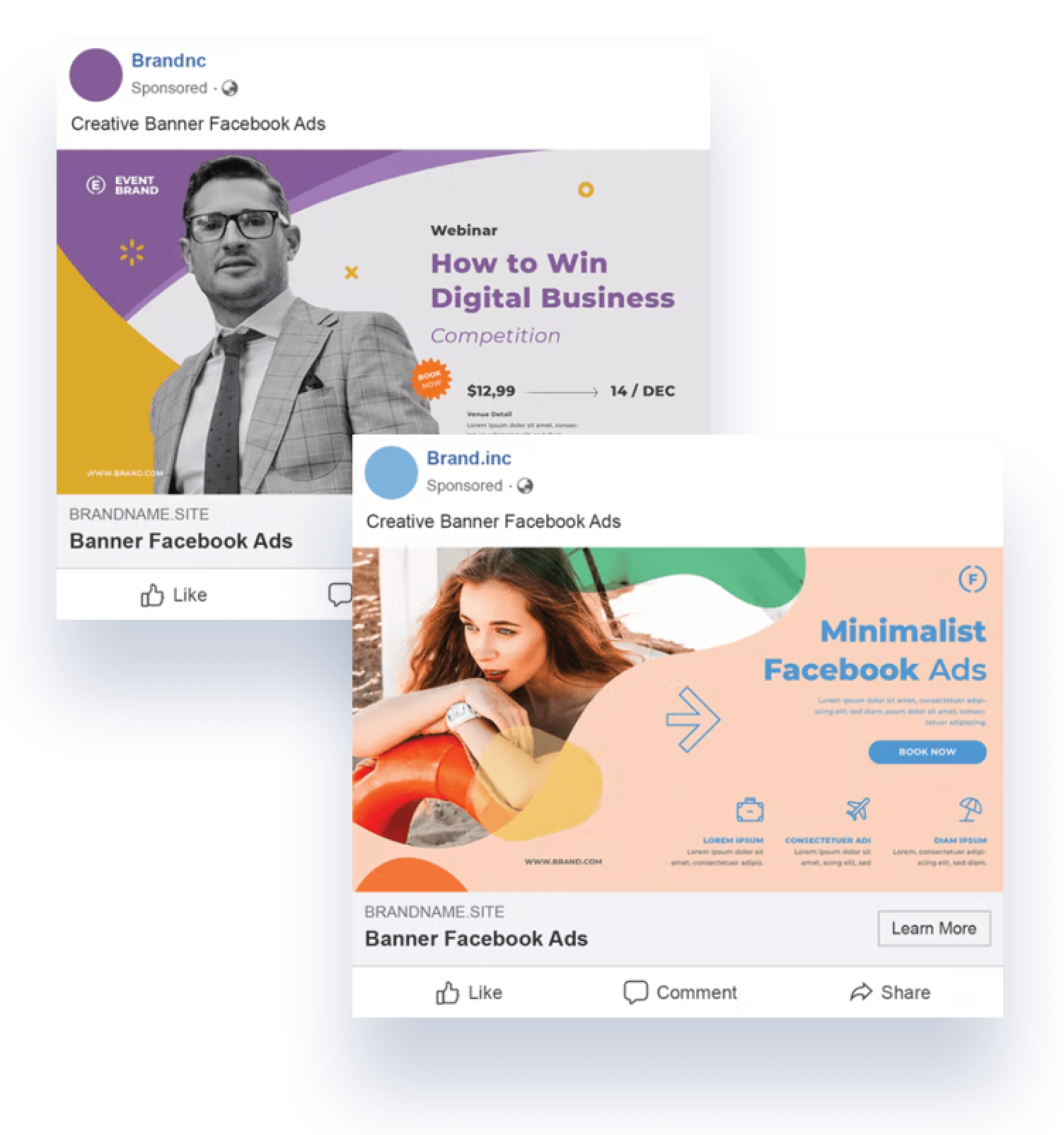 Facebook ads.