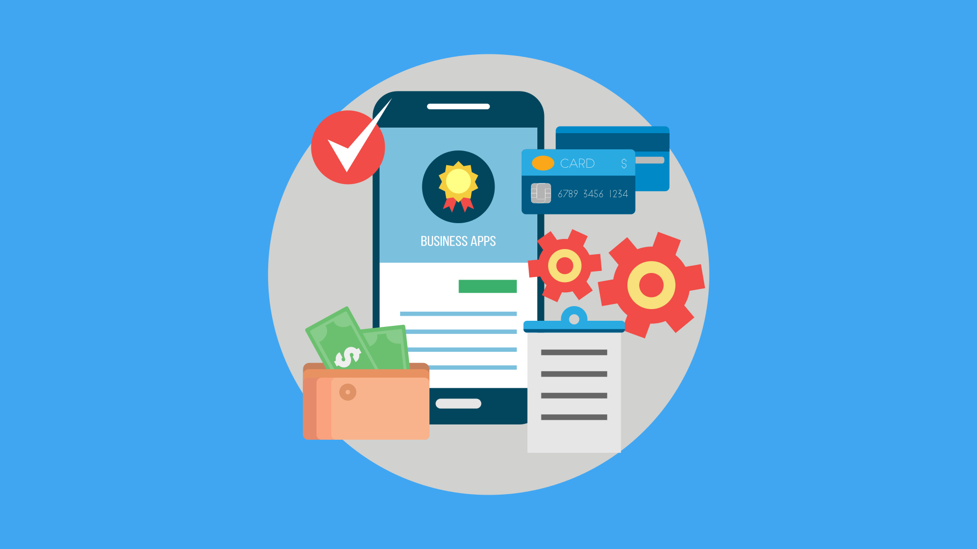 Illustration of online ads process