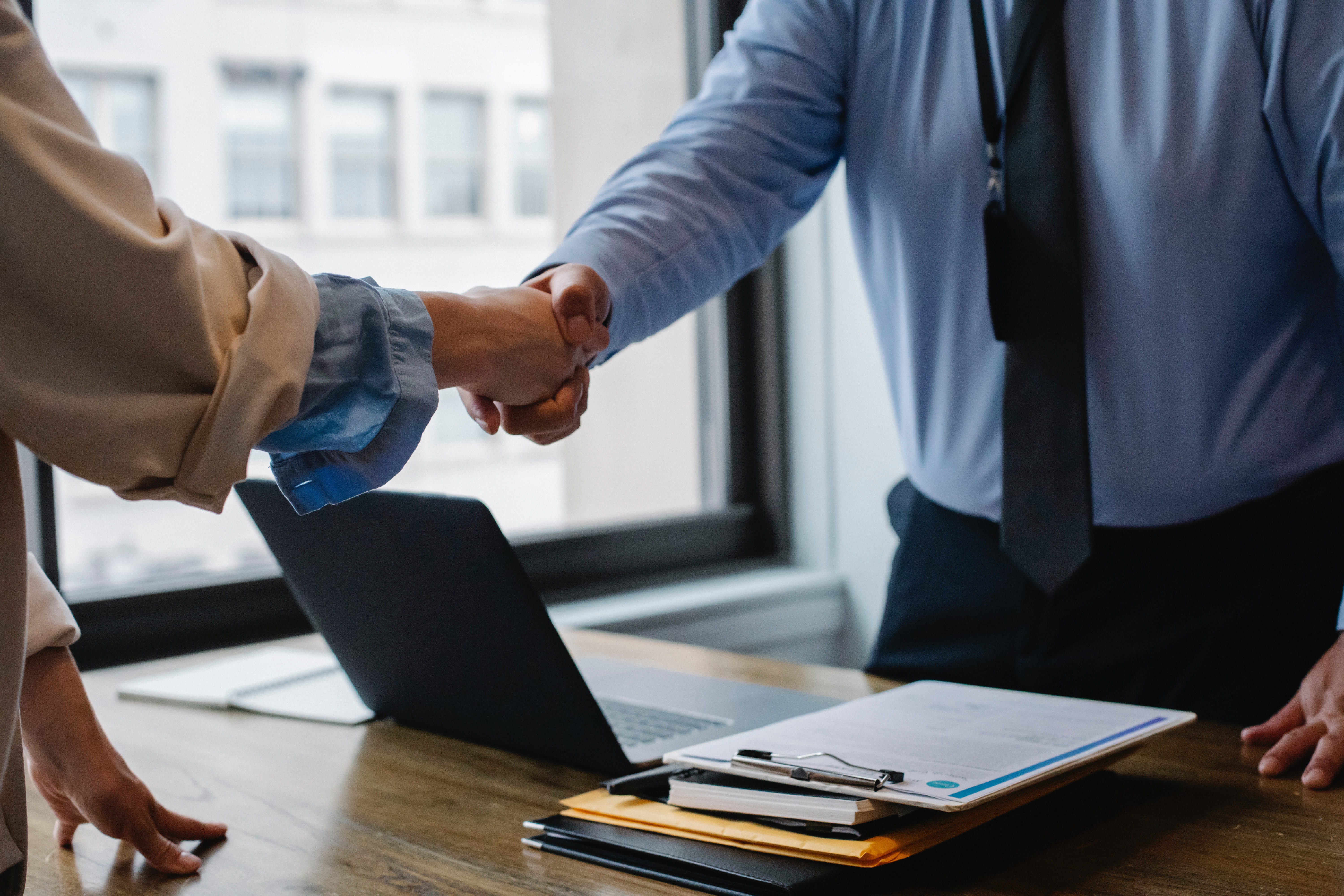 Business handshake
