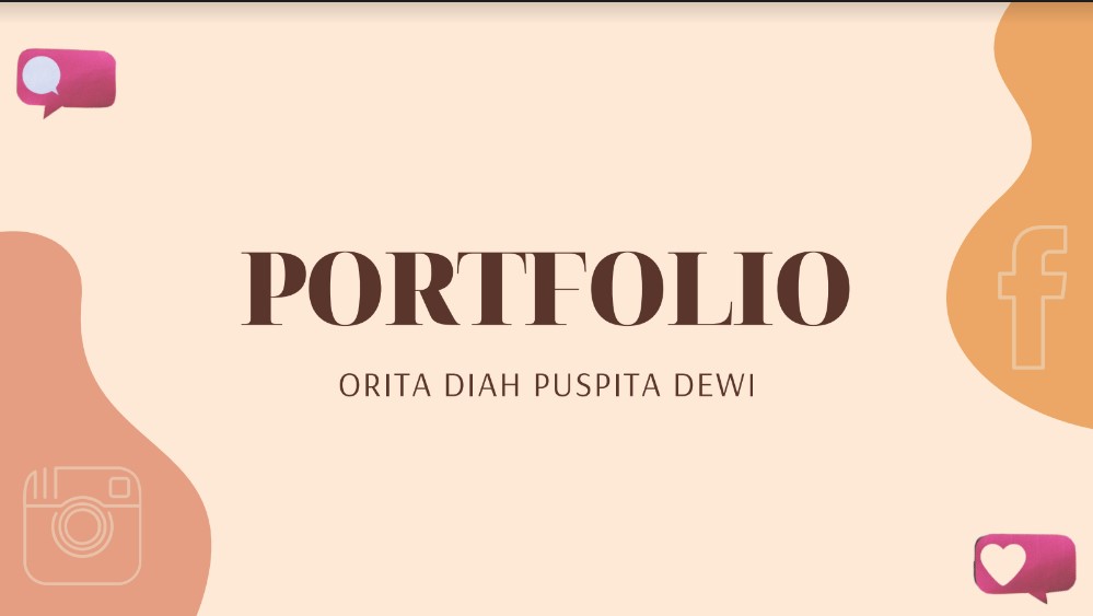 Contoh Portofolio Social Media Specialist Orita Diah Puspita Dewi