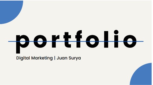 Contoh portofolio Digital Marketing