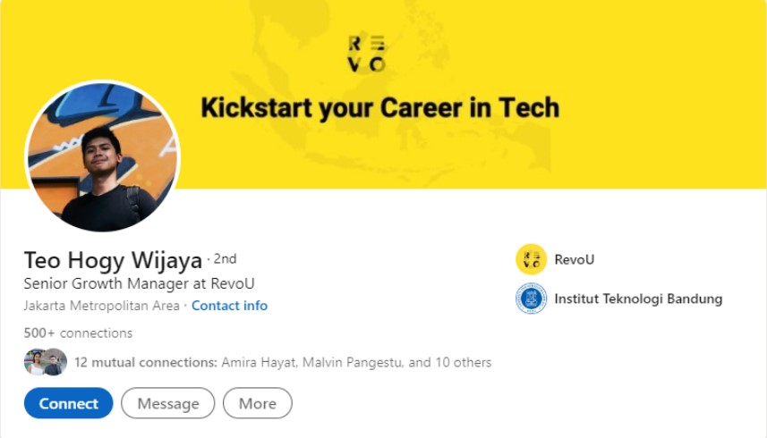 Digital Marketing Instructor RevoU - Teo Hogy Wijaya