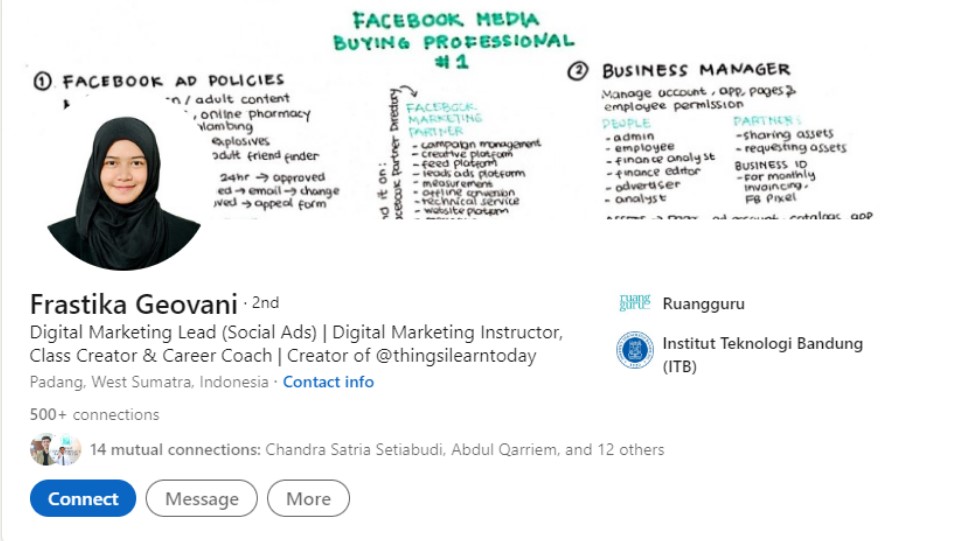 Digital Marketing Instructor RevoU - Frastika Geovani