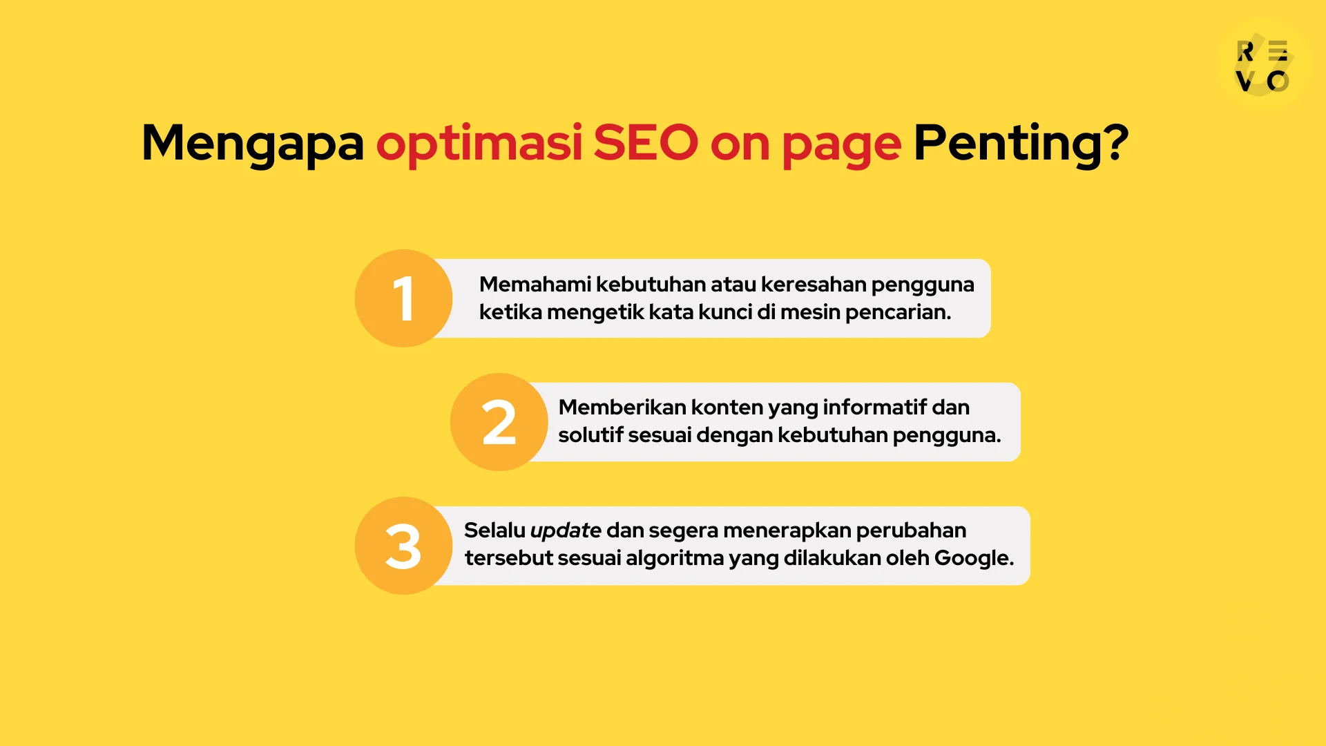 Cara optimasi SEO on page, penting bagi traffic dan conversion.