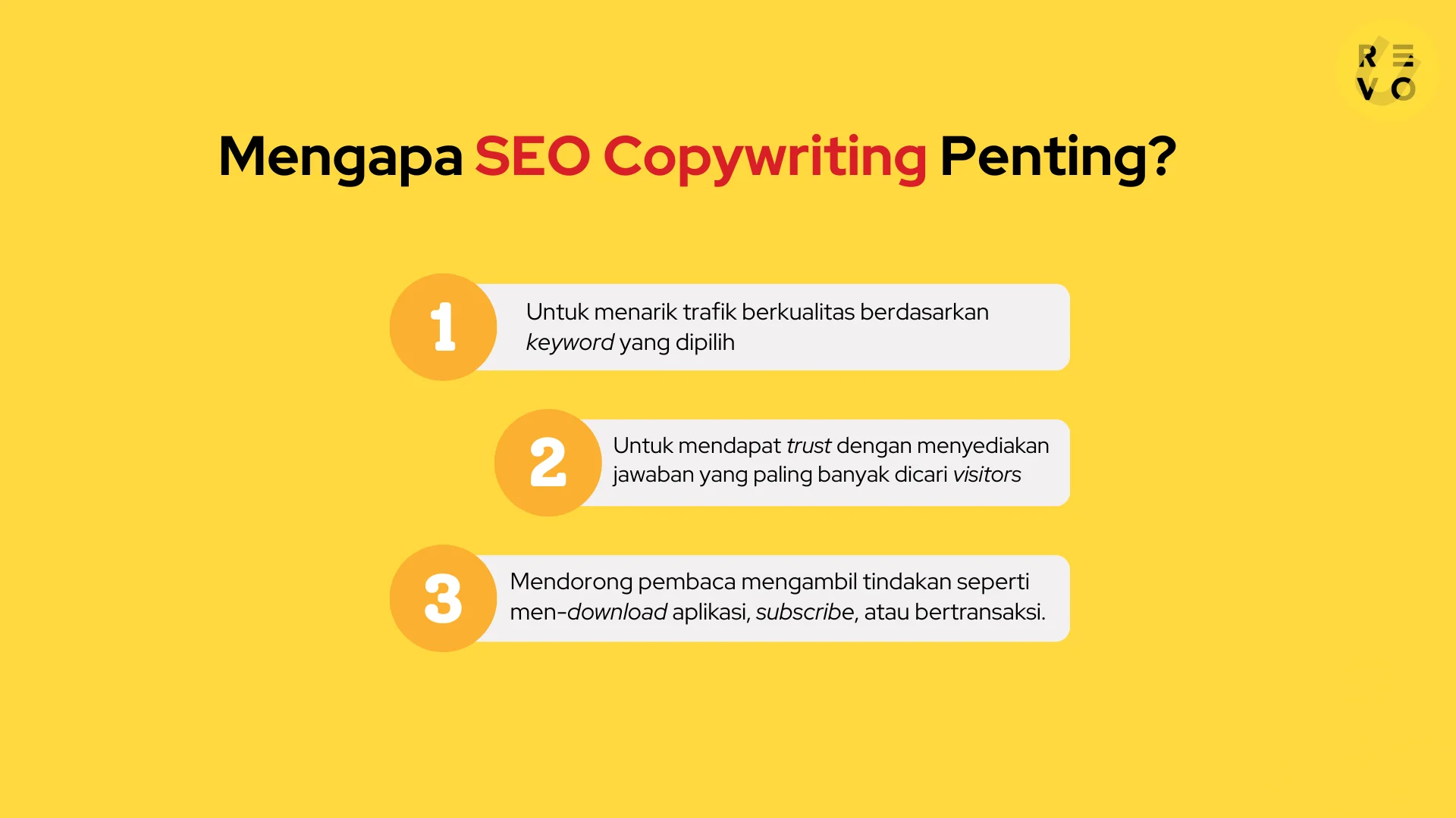 Mengapa SEO copywriting penting? - RevoU