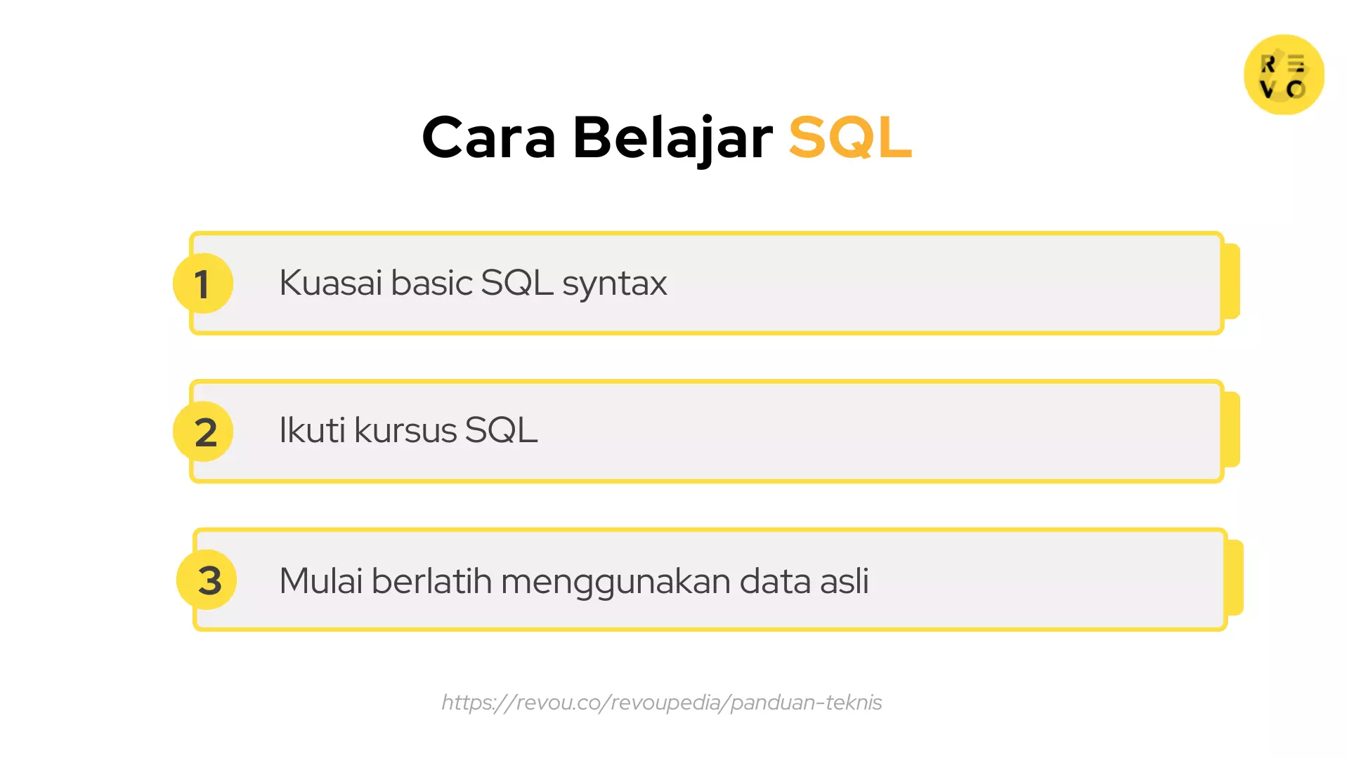 cara belajar SQL
