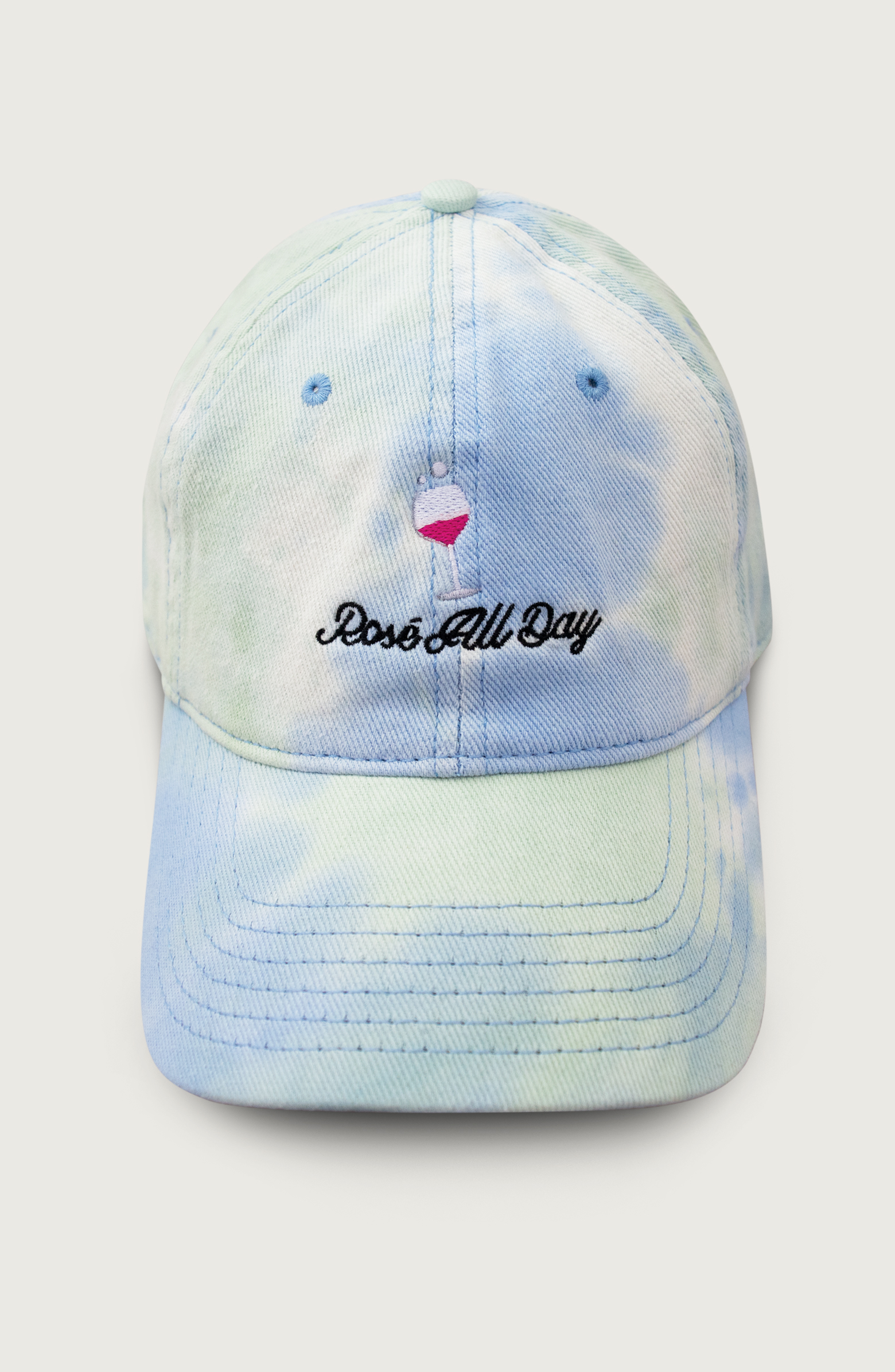 Rosé All Day Tie-Dye Dad Hat | Shop QTR