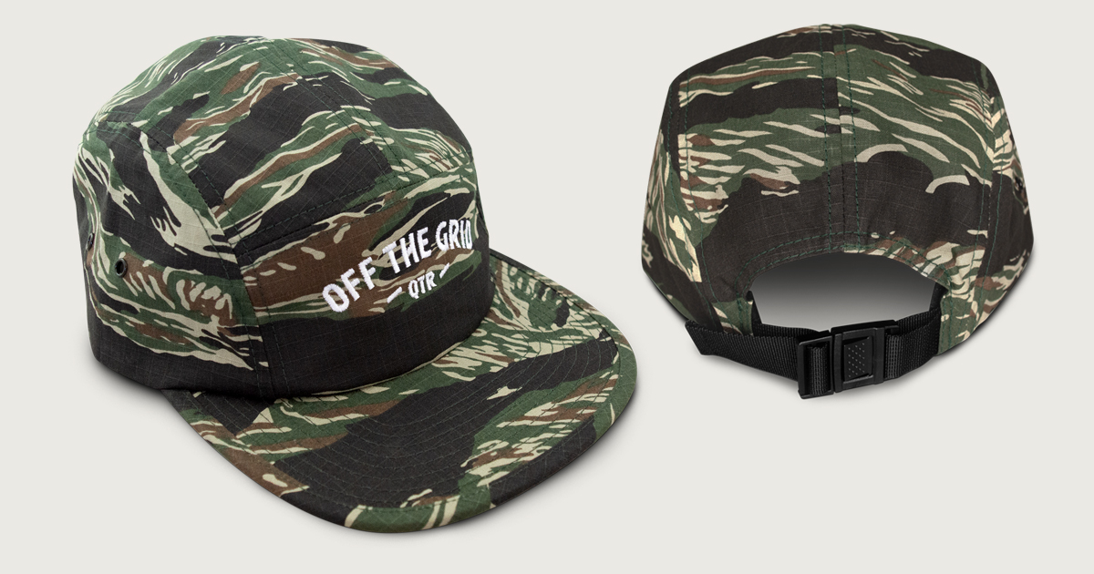 Off the Grid Camo Camper Cap | Shop QTR