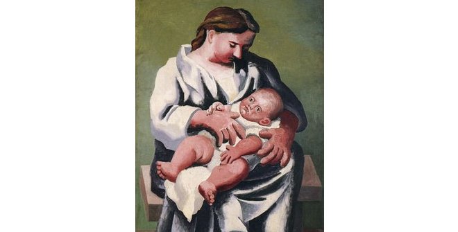 Pablo Picasso. Maternidad. Fontainebleau, été 1921. Ãleo sobre lienzo