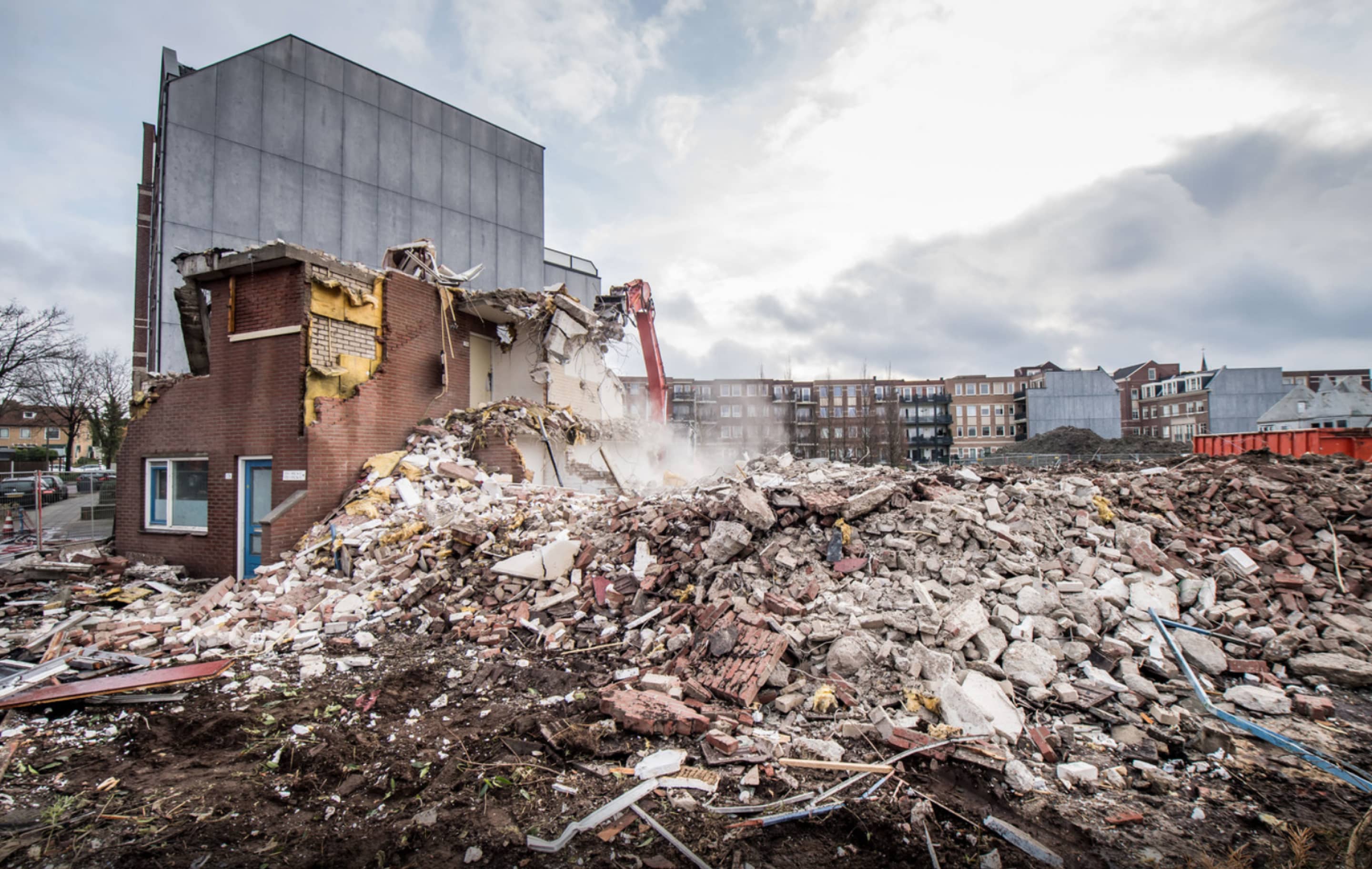 Gebouw wordt gesloopt