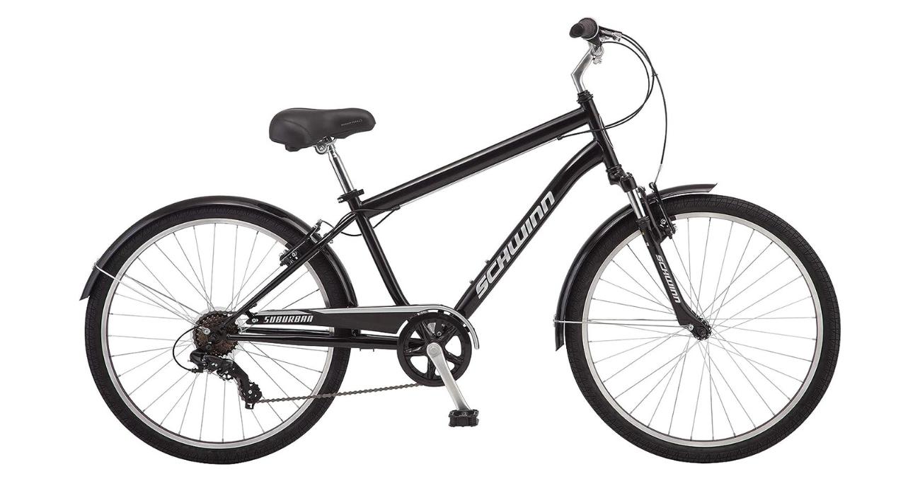 schwinn women's suburban deluxe 26 comfort hybrid bike