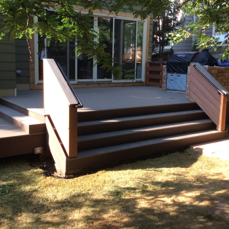 Multi-level Deck with Stairs