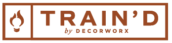TRAIN'd by Decorworx Logo