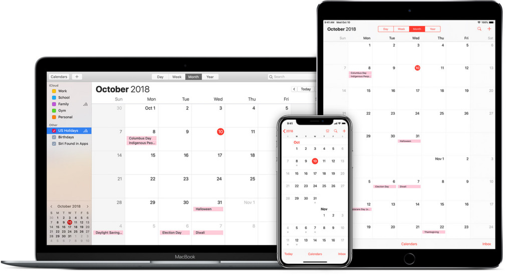 apple calendar