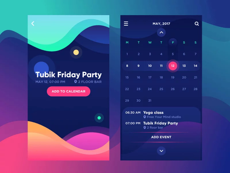 bright vibe layout