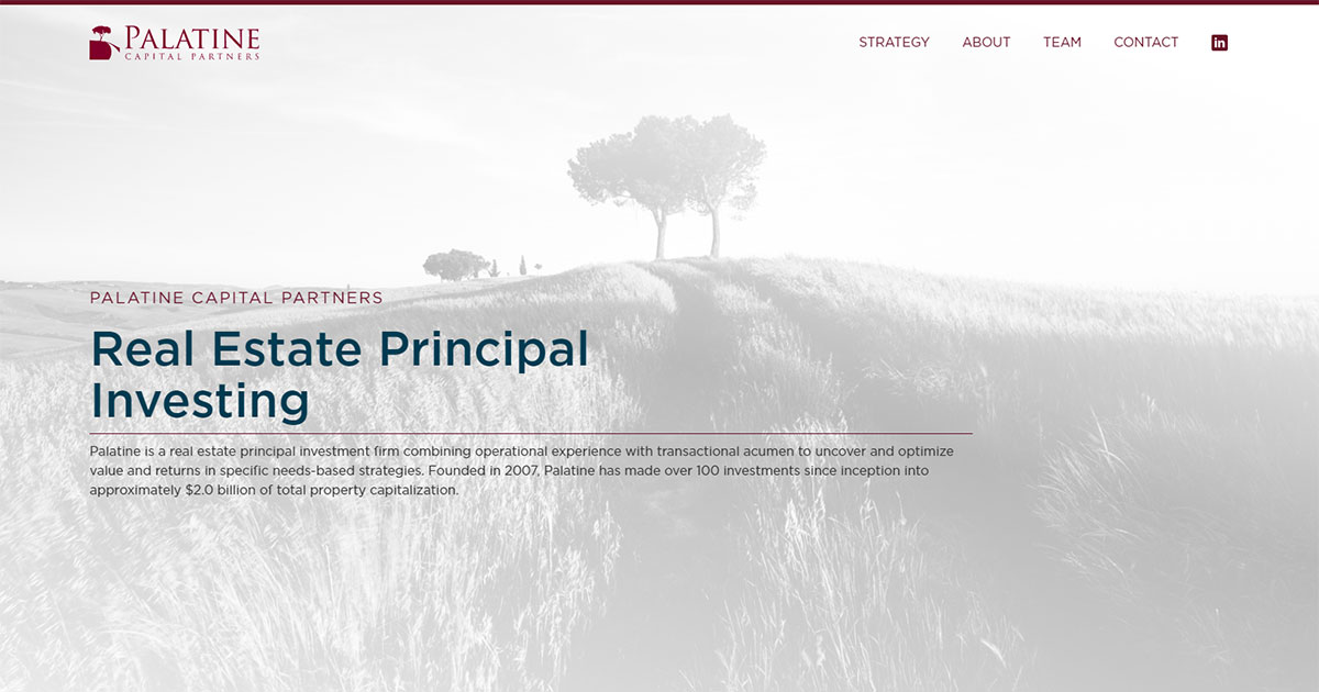 Palatine Capital Partners Real Estate Principal Investing