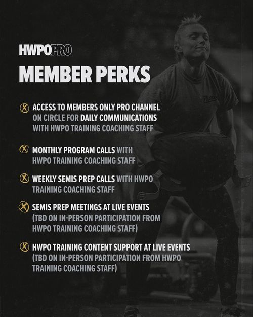 HWPO Training Programs | HWPO PRO | Sign Up