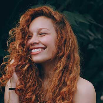 Girl with red hair